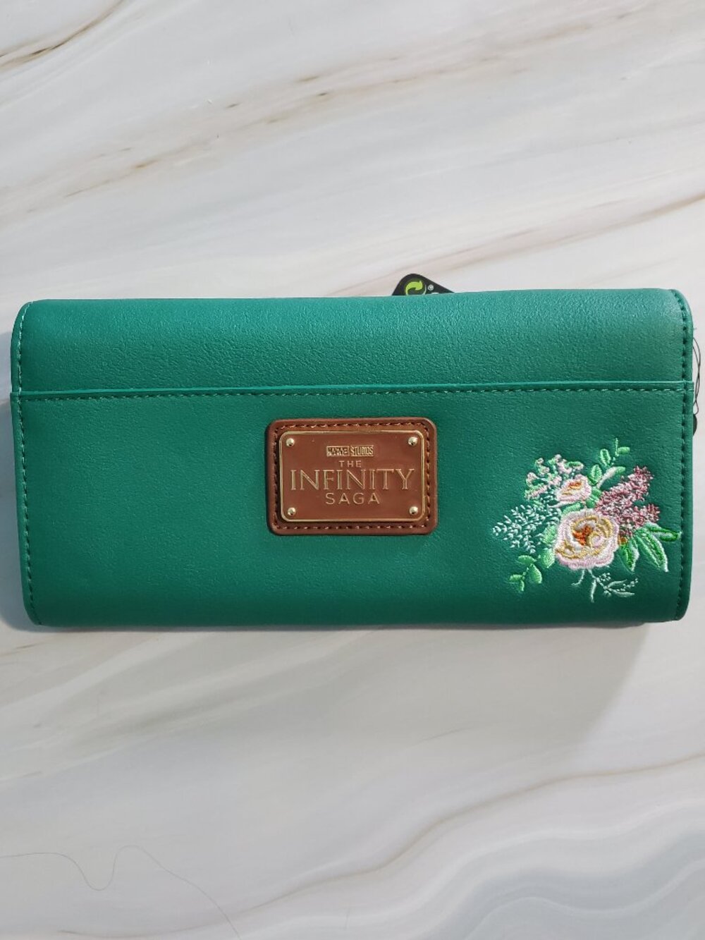 NWT Loungefly x Disney Marvel Avenger's Floral Loki Wallet - Picture 2 of 5